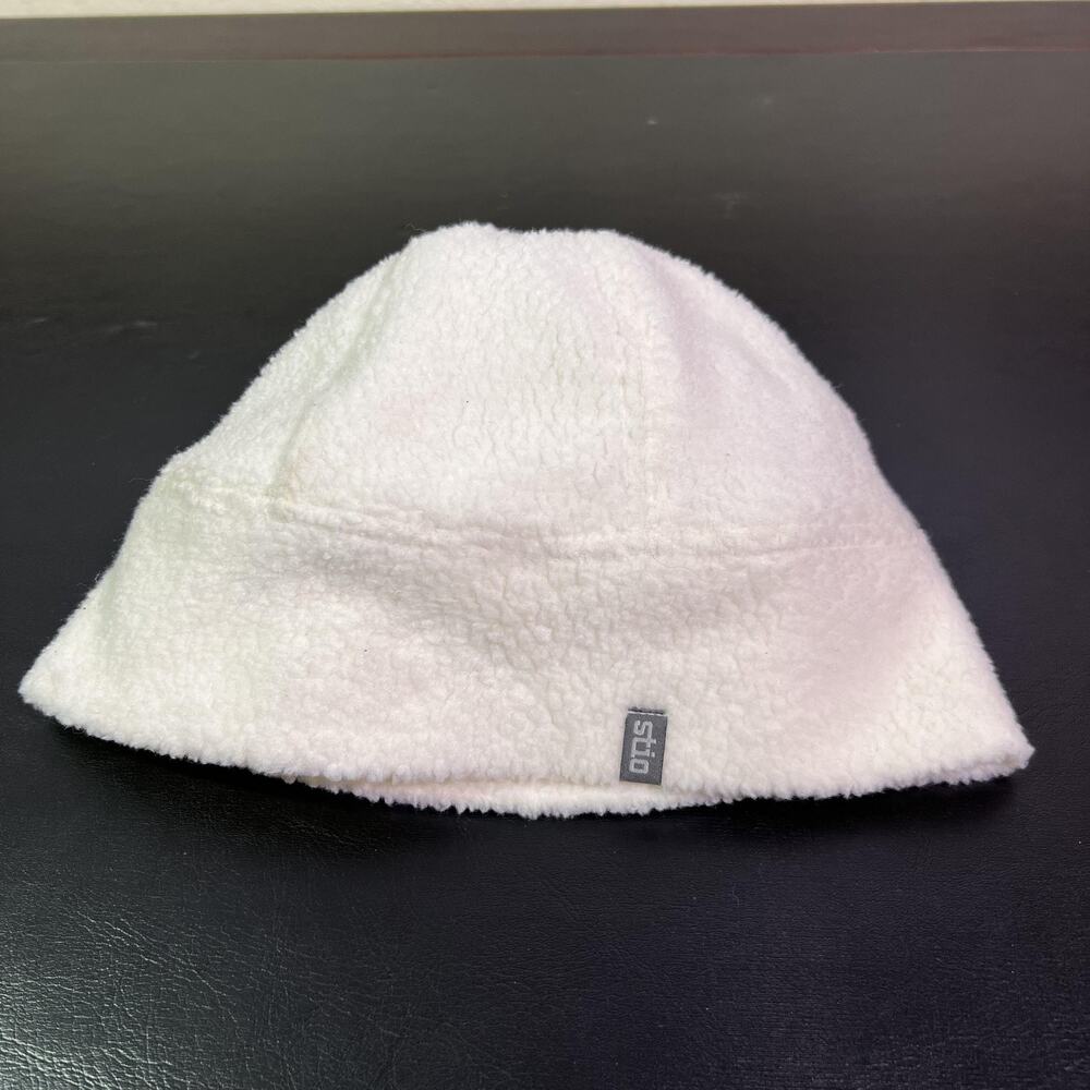 Stio Rawlins Beanie Womens One Size White Fleece Lined Winter Outdoor